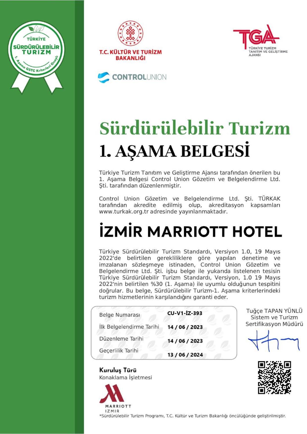 Izmir Marriott Hotel エクステリア 写真