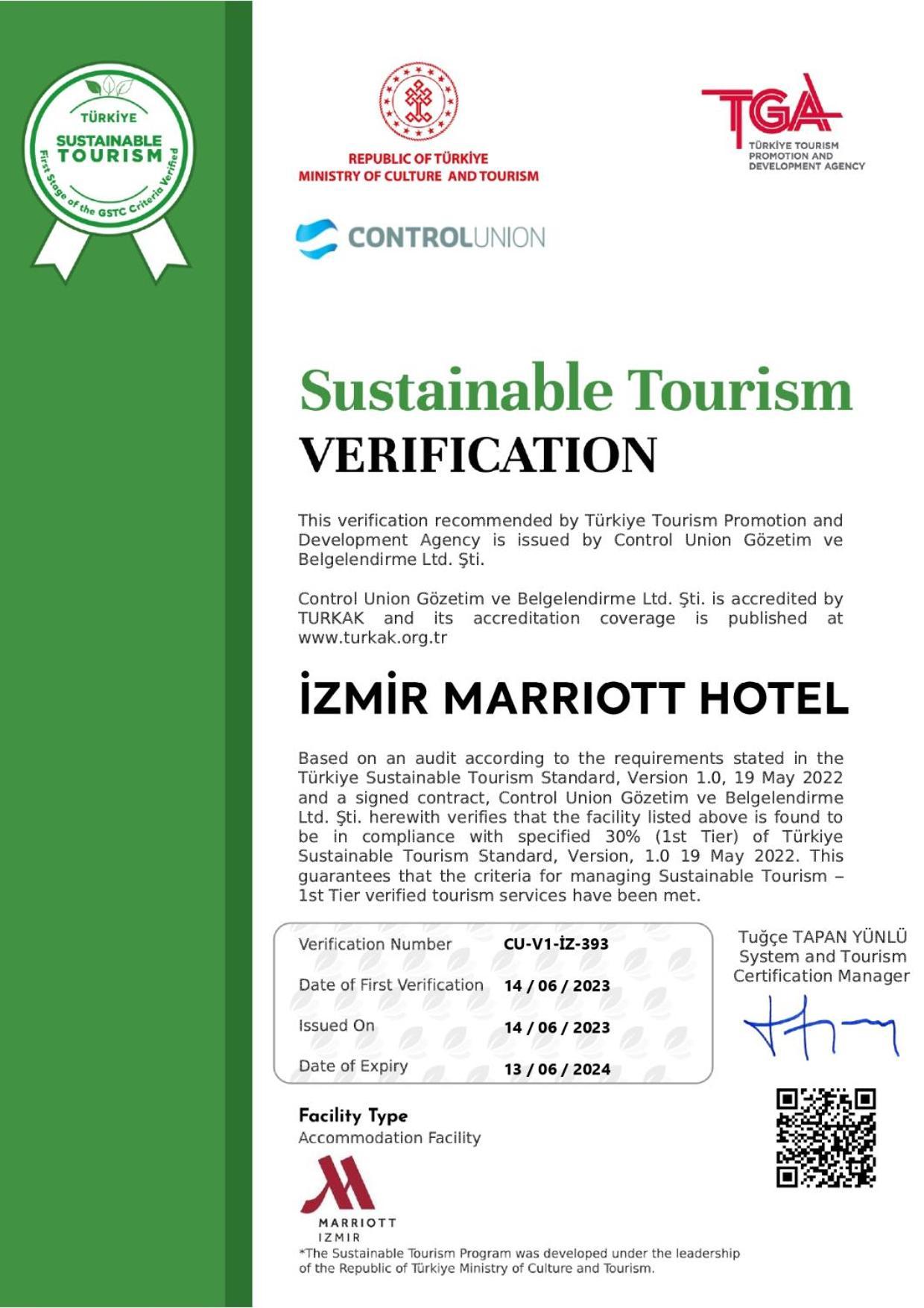Izmir Marriott Hotel エクステリア 写真